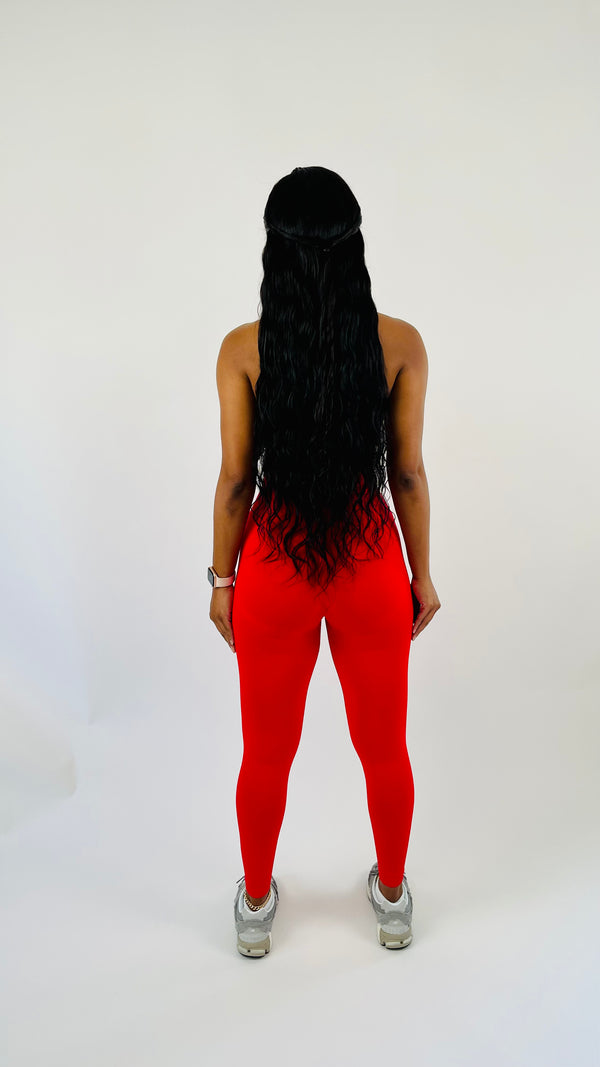 Sculpt Legging Set-Vibrant Red