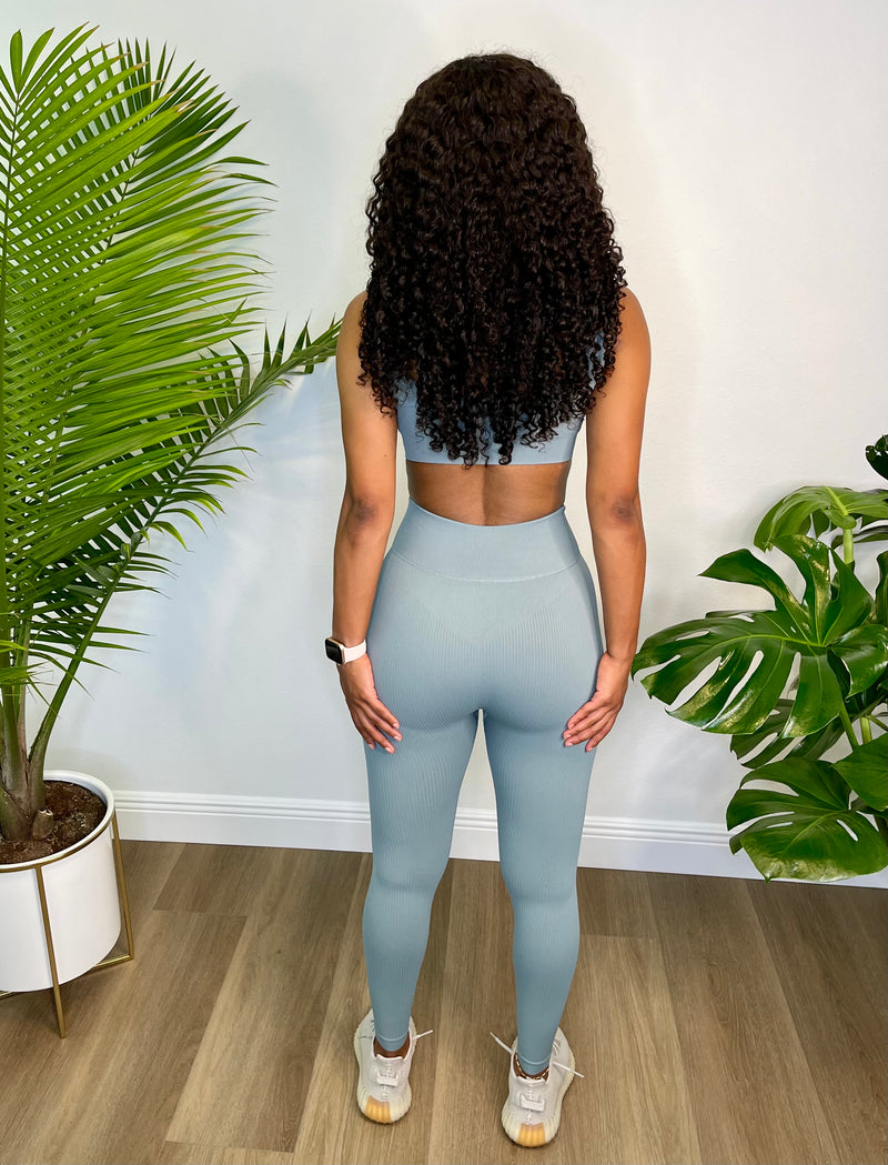 YW Naked Ribbed Legging Set